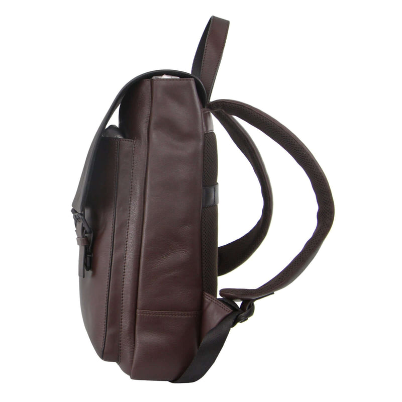 Load image into Gallery viewer, Pierre Cardin Premium Leather Backpack Travel Bag Satchel - Brown-4