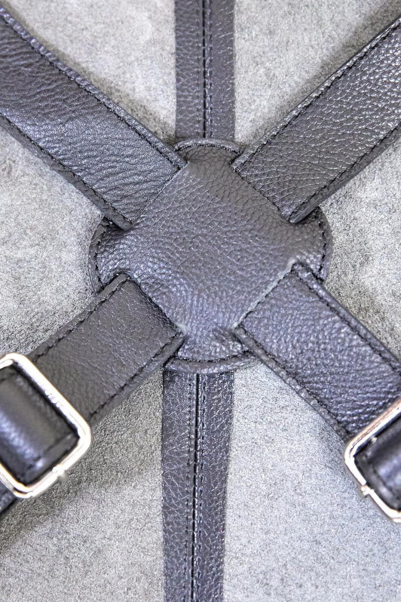 Load image into Gallery viewer, 2x Pierre Cardin Professional Leather Apron Butcher Woodwork Barber Chef - Black-4