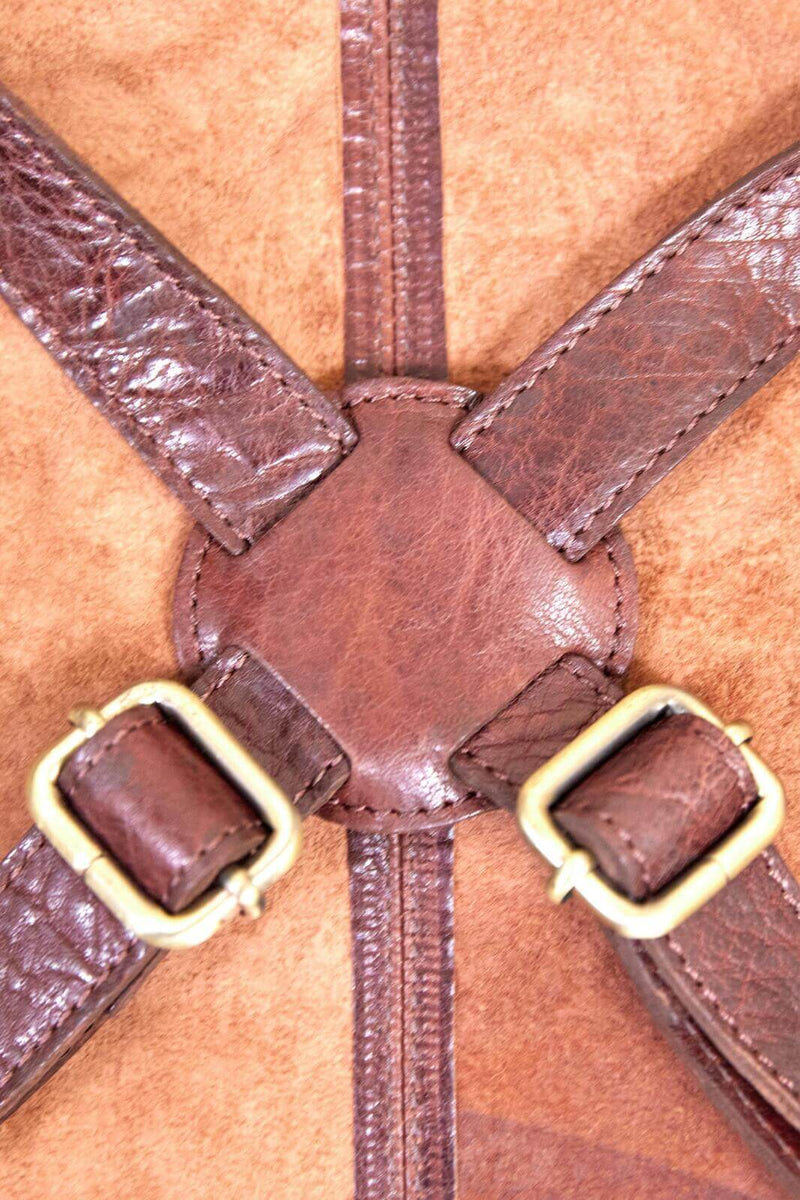 Load image into Gallery viewer, 2x Pierre Cardin Professional Leather Apron Butcher Woodwork Barber - Chestnut-4