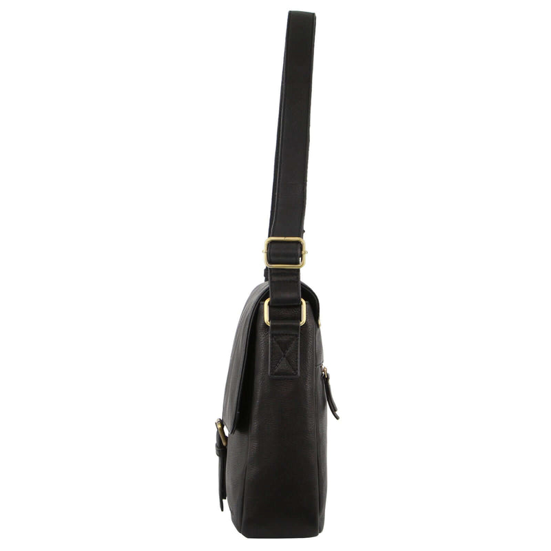 Load image into Gallery viewer, Pierre Cardin Leather Business Bag in Black & Organizer Cross Body in Black/Navy-3