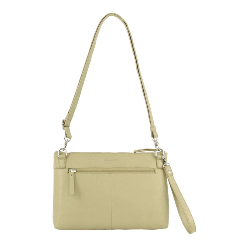 Load image into Gallery viewer, Pierre Cardin Womens Crossbody/Clutch Leather Bag in Sand-2