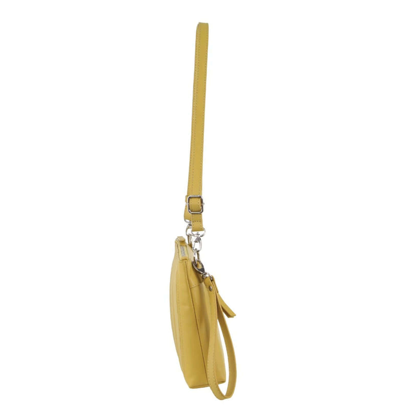 Load image into Gallery viewer, Pierre Cardin Womens Crossbody/Clutch Leather Bag in Yellow-3