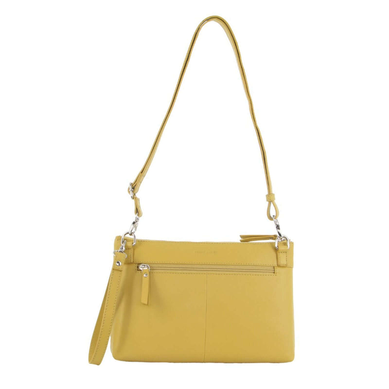 Load image into Gallery viewer, Pierre Cardin Womens Crossbody/Clutch Leather Bag in Yellow-2