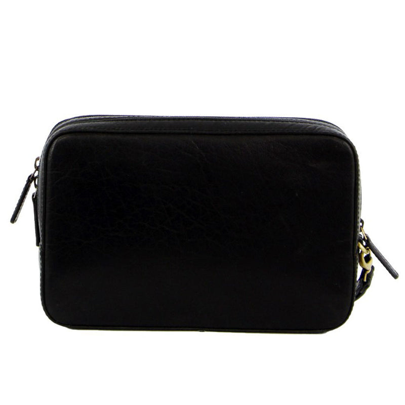 Load image into Gallery viewer, Pierre Cardin Mens Italian Leather Organizer Bag Toiletry Travel - Black-2