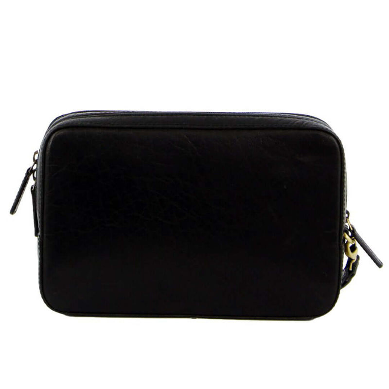 Load image into Gallery viewer, Pierre Cardin Mens Italian Leather Organizer Bag Toiletry Travel - Black-2