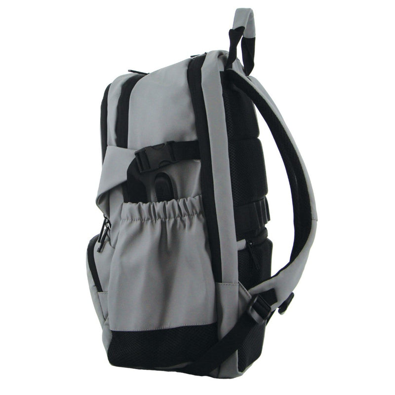 Load image into Gallery viewer, Pierre Cardin Backpack Bag Travel & Business w/ Laptop Computer Sleeve - Grey-2