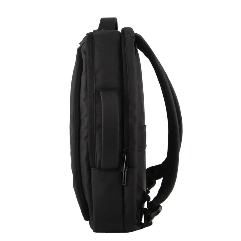 Load image into Gallery viewer, Pierre Cardin Backpack 15" Laptop Bag Briefcase Built-in USB Port Travel - Black-2