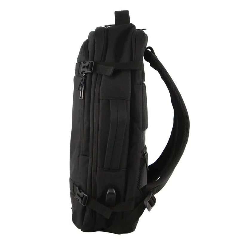 Load image into Gallery viewer, Pierre Cardin Mens Travel & Business Backpack with Built-in USB Port - Black-2
