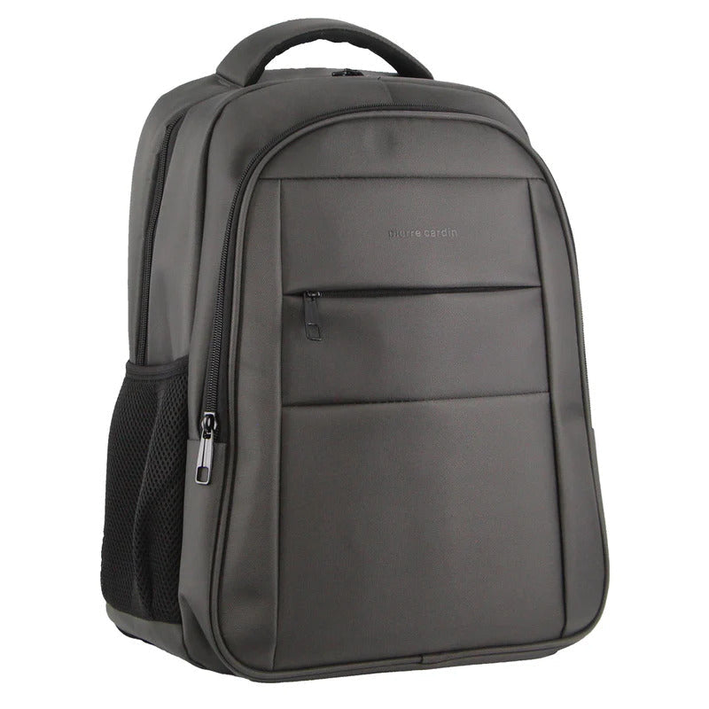 Load image into Gallery viewer, Pierre Cardin Mens Travel & Business Backpack with Built-in USB Port - Grey-1