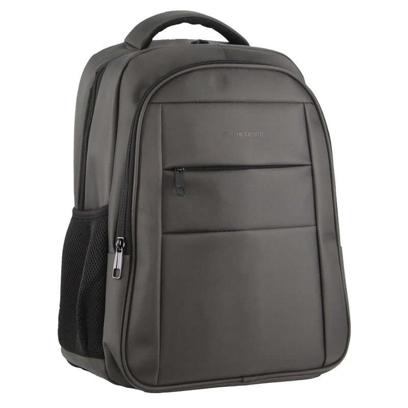 Load image into Gallery viewer, Pierre Cardin Mens Travel & Business Backpack with Built-in USB Port - Grey-1