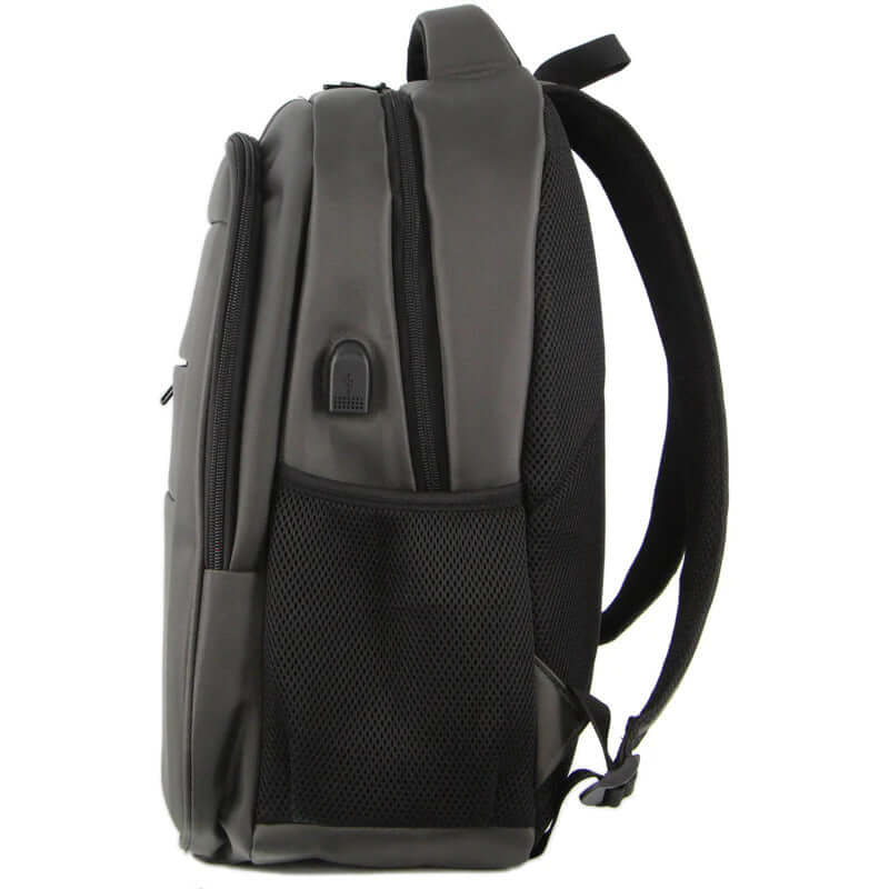 Load image into Gallery viewer, Pierre Cardin Mens Travel & Business Backpack with Built-in USB Port - Grey-2