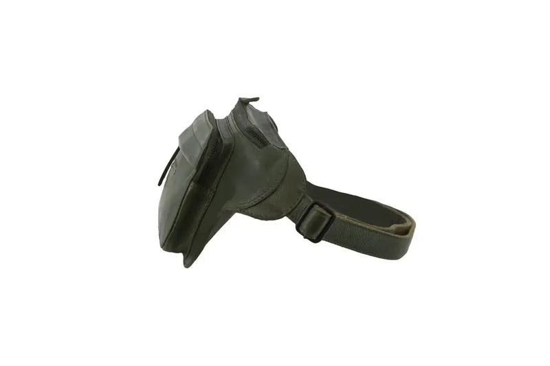 Load image into Gallery viewer, Pierre Cardin Mens Bum Bag Waist Pack Leather Travel Money Phone - Dark Green-4