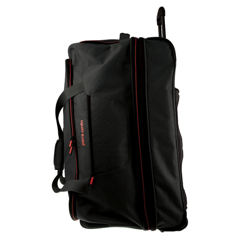 Load image into Gallery viewer, Pierre Cardin Trolley Bag Large Soft Travel Luggage Wheeled Duffle 82cm - Black-4