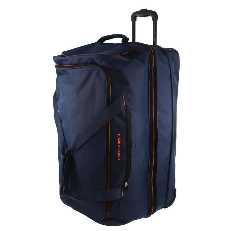 Load image into Gallery viewer, Pierre Cardin Trolley Bag Large Soft Travel Luggage Wheeled Duffle 82 Cm - Navy-0
