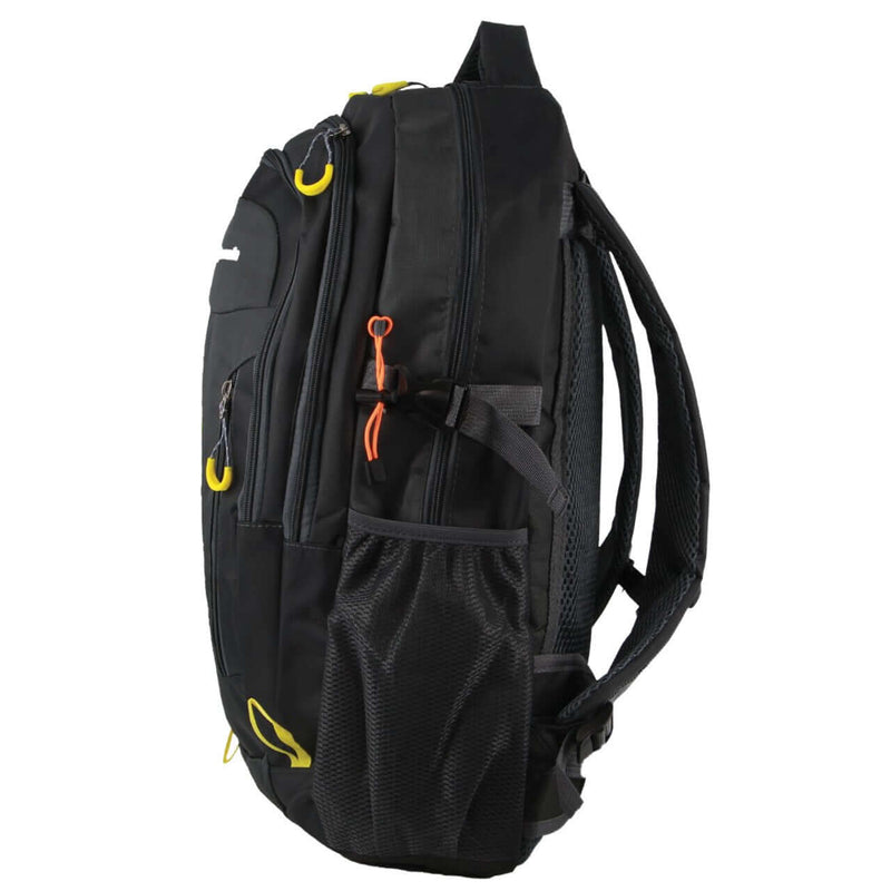 Load image into Gallery viewer, Pierre Cardin Mens Nylon Adventure Travel & Sport Large Backpack Bag in Grey/Black-3