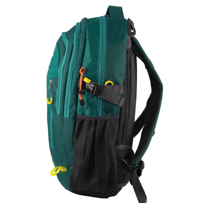 Load image into Gallery viewer, Pierre Cardin Mens Backpack Bag RFID Pocket Nylon Travel Sport Large - Green-2