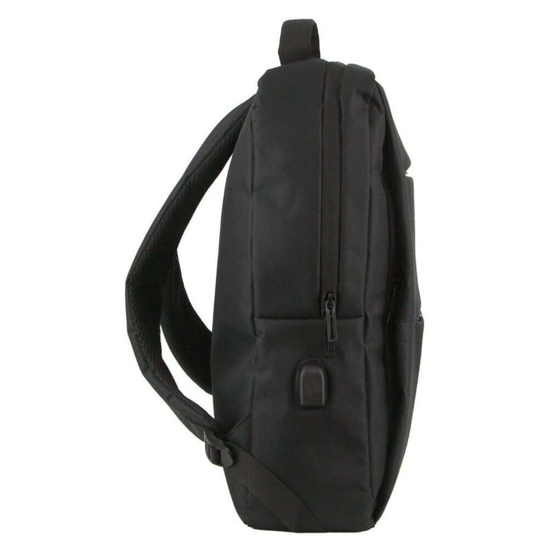 Load image into Gallery viewer, Pierre Cardin Travel & Business Backpack w/ Laptop Computer Sleeve in Black-2