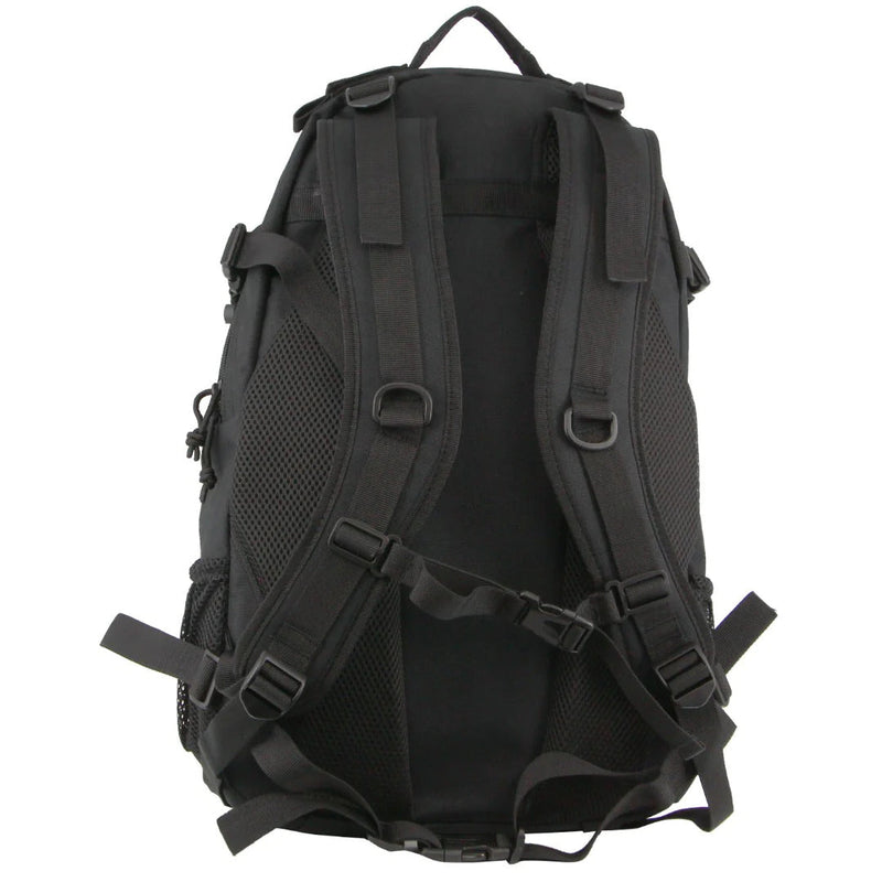 Load image into Gallery viewer, Pierre Cardin Mens Backpack Shoulder Bag Adventure Travel Casual Outdoor - Black-3