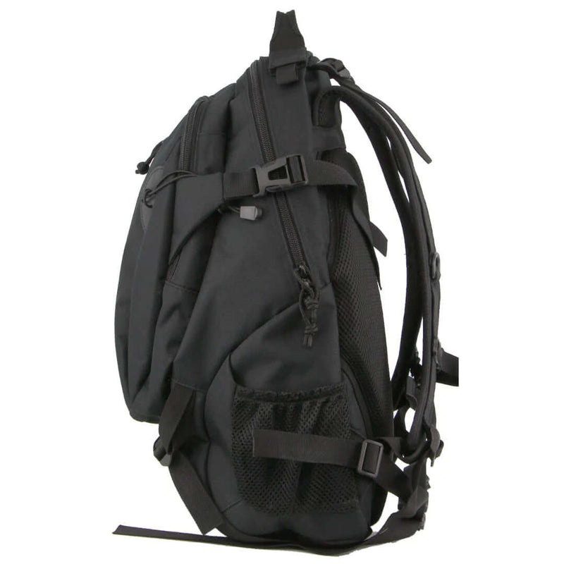Load image into Gallery viewer, Pierre Cardin Mens Backpack Shoulder Bag Adventure Travel Casual Outdoor - Black-2