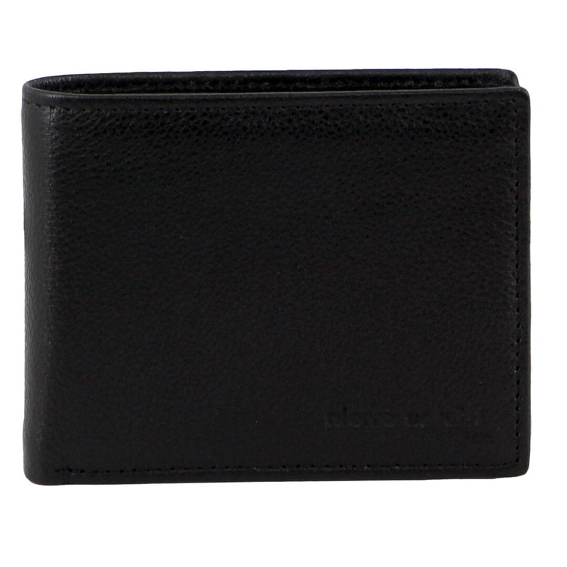 Load image into Gallery viewer, Pierre Cardin Mens Leather Bi-Fold Wallet w/ RFID Protection in Black-2