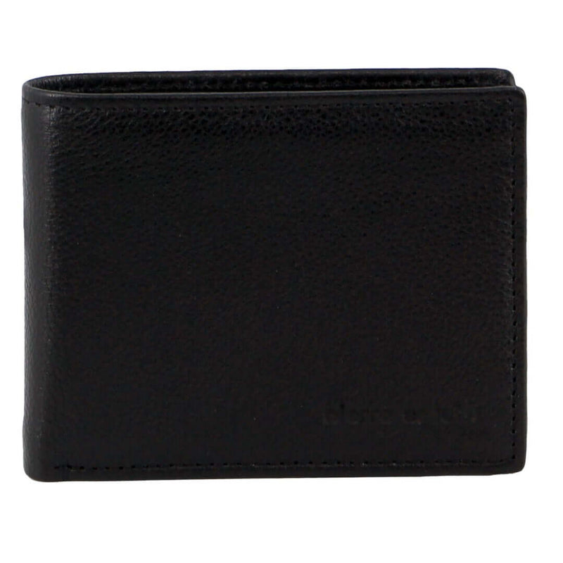 Load image into Gallery viewer, Pierre Cardin Mens Leather Bi-Fold Wallet w/ RFID Protection in Black-2