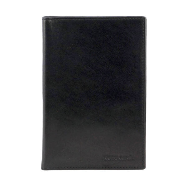 Load image into Gallery viewer, Pierre Cardin Leather Passport Holder Cover Travel Wallet w/ RFID Protection - Black-2