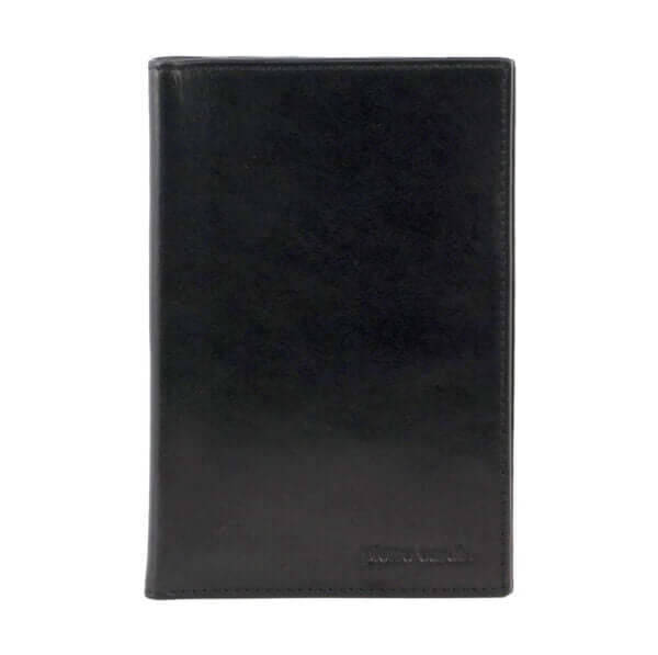 Load image into Gallery viewer, Pierre Cardin Leather Passport Holder Cover Travel Wallet w/ RFID Protection - Black-2