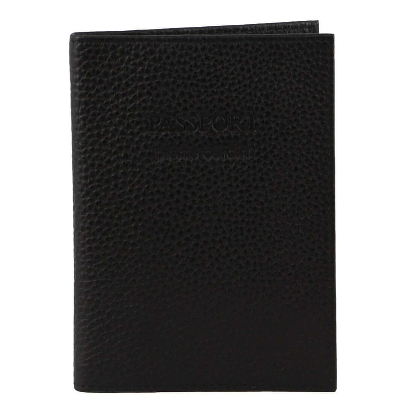 Load image into Gallery viewer, Pierre Cardin Slim Leather Passport Travel Wallet Holder RFID Case Cover - Black-0