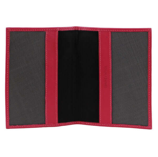 Load image into Gallery viewer, Pierre Cardin Slim Leather Passport Travel Wallet Holder RFID Case Cover - Fuschia-2