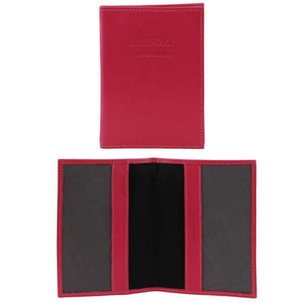 Load image into Gallery viewer, Pierre Cardin Slim Leather Passport Travel Wallet Holder RFID Case Cover - Fuschia-3