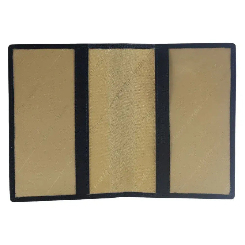 Load image into Gallery viewer, Pierre Cardin Leather Passport Travel Wallet Cover in Navy-2