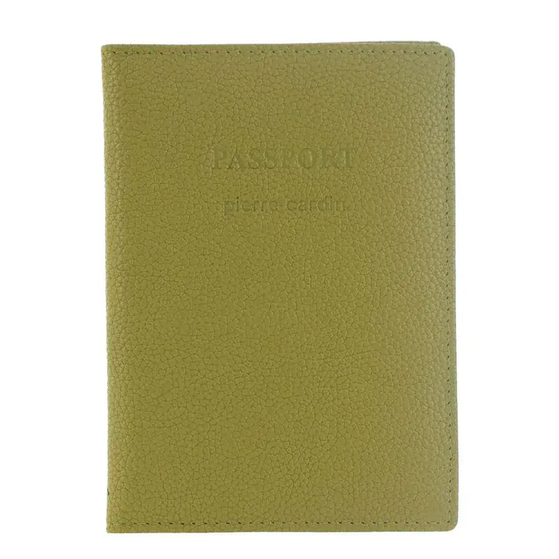 Load image into Gallery viewer, Pierre Cardin Leather Travel Passport Wallet Cover in Yellow-1
