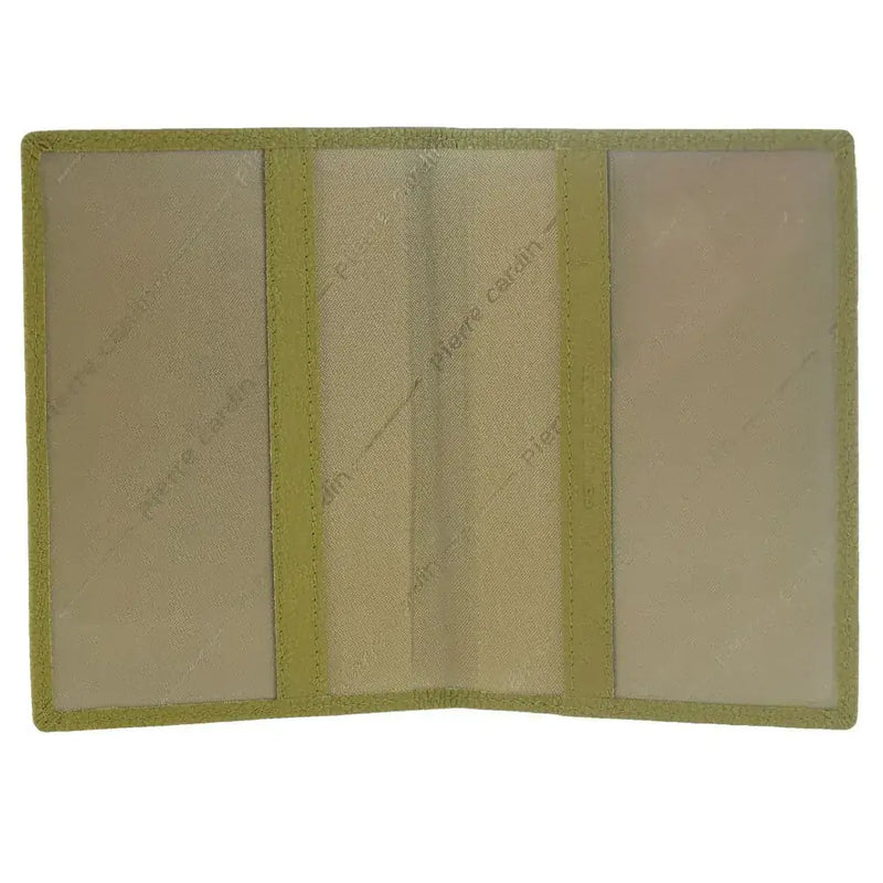 Load image into Gallery viewer, Pierre Cardin Leather Travel Passport Wallet Cover in Yellow-2