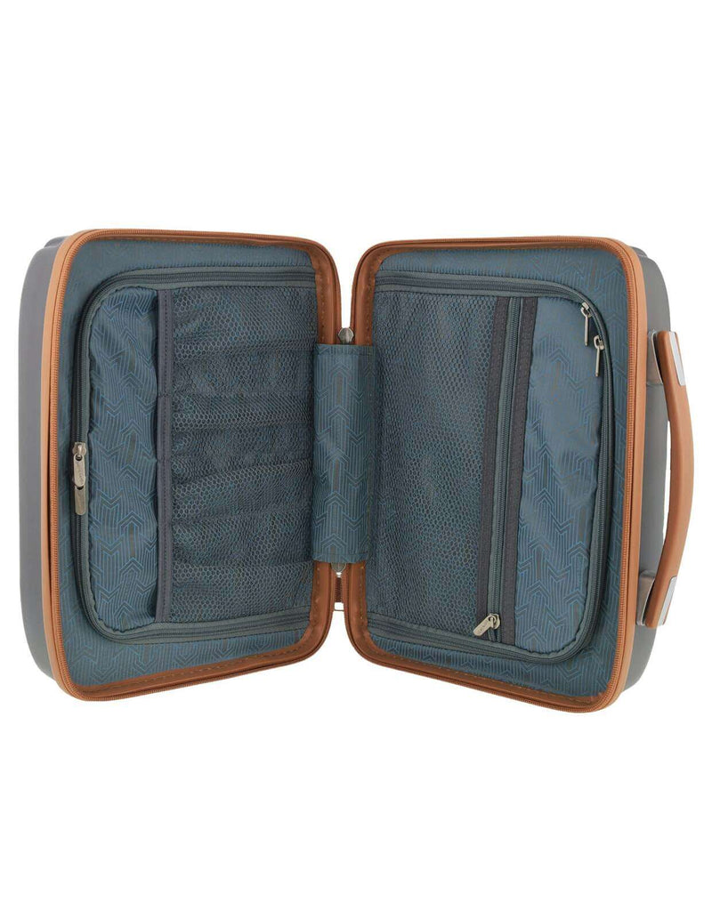 Load image into Gallery viewer, Pierre Cardin Beauty Case Hard Shell Makeup Cosmetic Organizer Travel in Charcoal-3