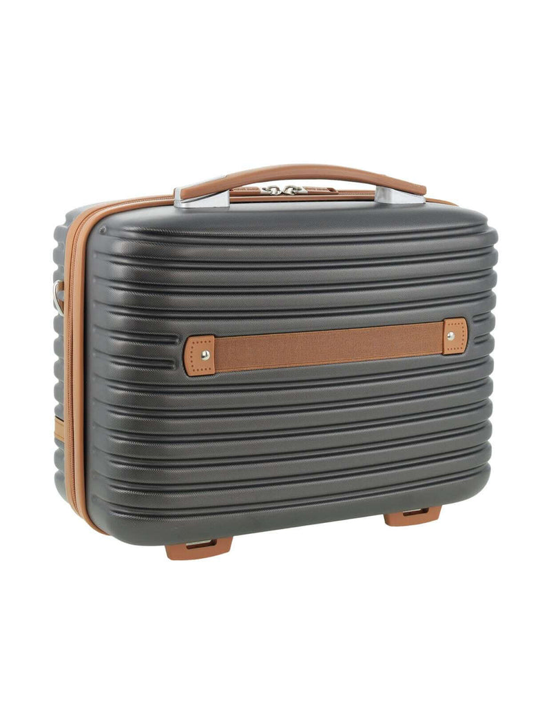 Load image into Gallery viewer, Pierre Cardin Beauty Case Hard Shell Makeup Cosmetic Organizer Travel in Charcoal-2