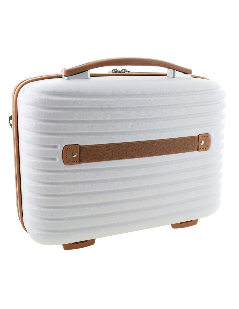 Load image into Gallery viewer, Pierre Cardin Beauty Case Hard Shell Makeup Cosmetic Organizer Travel in White-2