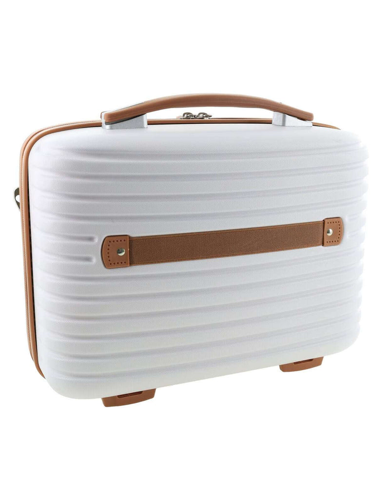 Load image into Gallery viewer, Pierre Cardin Beauty Case Hard Shell Makeup Cosmetic Organizer Travel in White-2