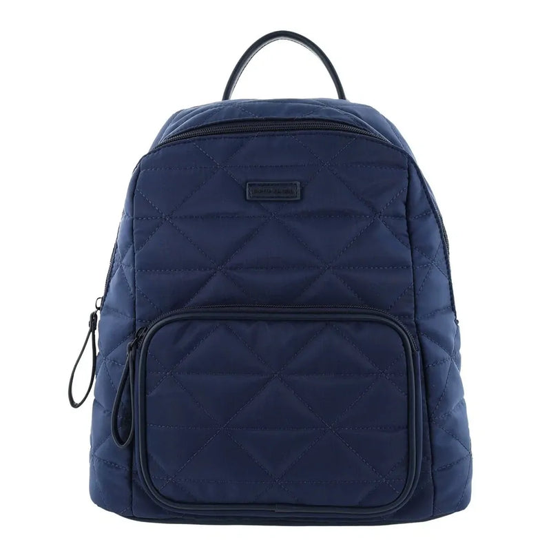 Load image into Gallery viewer, Pierre Cardin Nylon Quilted Casual Travel Backpack Bag - Navy-4