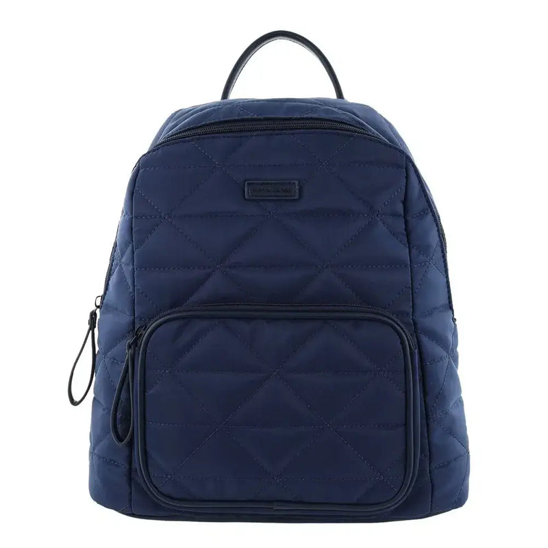 Load image into Gallery viewer, Pierre Cardin Nylon Quilted Casual Travel Backpack Bag - Navy-4