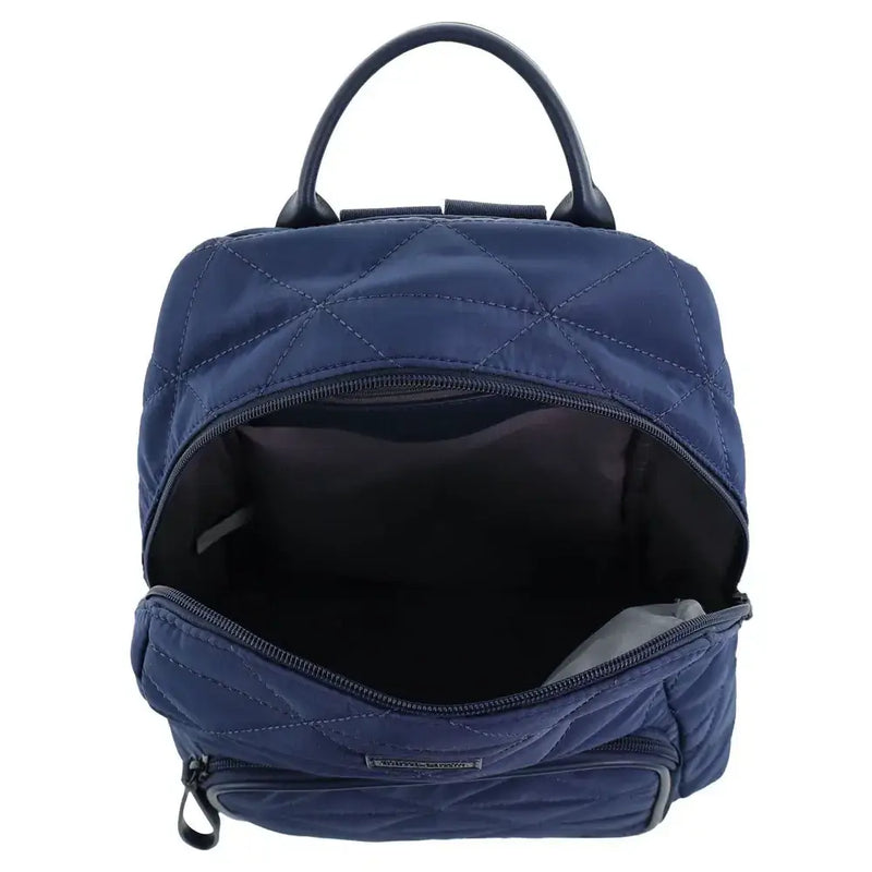 Load image into Gallery viewer, Pierre Cardin Nylon Quilted Casual Travel Backpack Bag - Navy-3