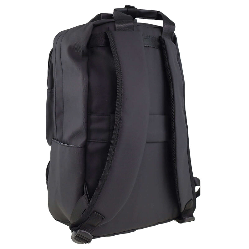 Load image into Gallery viewer, Pierre Cardin Mens Nylon Computer/Business Backpack Bag - Black-2