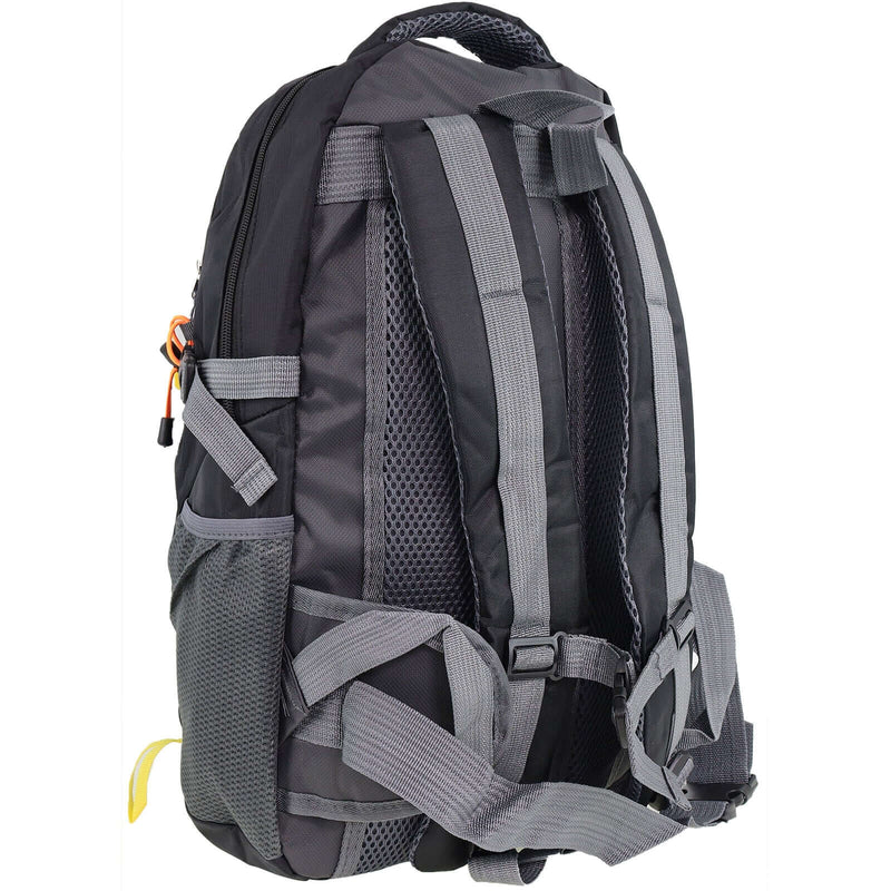 Load image into Gallery viewer, Pierre Cardin Mens 30L Nylon Adventure Backpack Bag Travel Hiking in Black-2