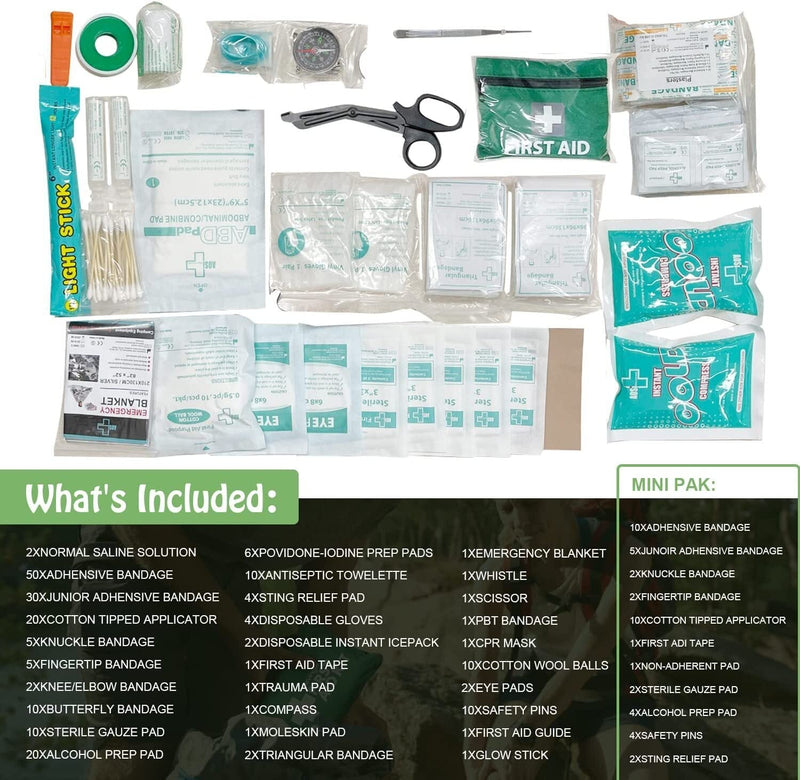 Load image into Gallery viewer, 2x 258pcs Premium First Aid Kit Medical Travel Set Emergency Family Safety-4