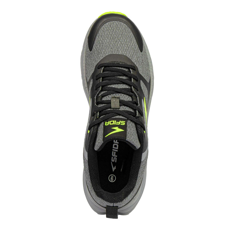 Load image into Gallery viewer, Peak Men's Trail Runners - Grey/Black/Green