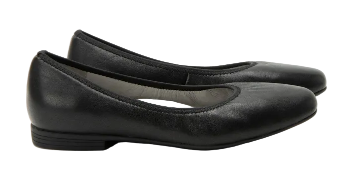 Load image into Gallery viewer, Alegria Arielle Leather Flats Shoes in Black-4