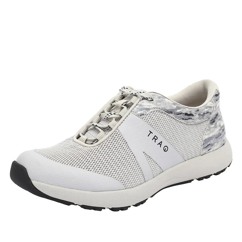 Load image into Gallery viewer, TRAQ Intent 2 Womens Walking Shoes Q-Flow2 Mesh Slip-Resistant in Cloudy Grey-1