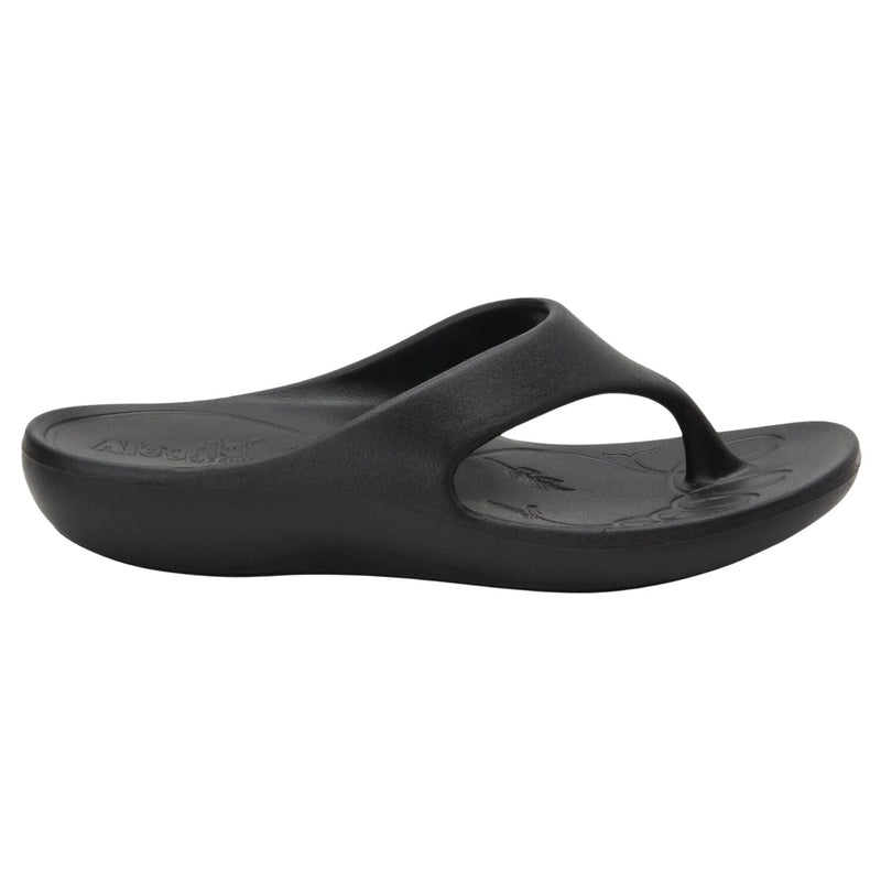 Load image into Gallery viewer, TRAQ Ode Womens Sandals Lightweight EVA Arch Support Comfort Thong in Black-3