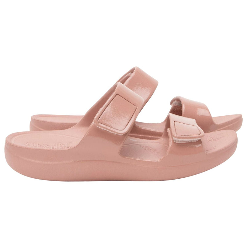 Load image into Gallery viewer, Orbyt Women’s Double Strap EVA Slide Sandals w/ Adjsutable Straps in Dusty Rose-3