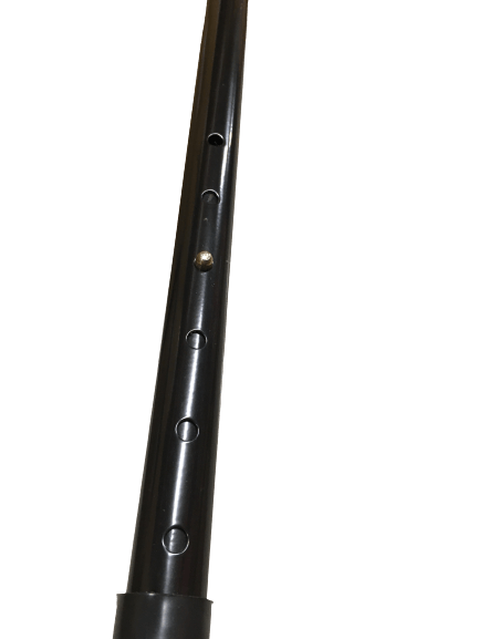 Load image into Gallery viewer, Metal WALKING STICK Travel Extendable Pole Compact Adjustable Lightweight - Black-2