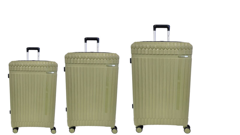 Load image into Gallery viewer, FUTURA 3pcs Set Luggage Trolley Suitcases Travel Bags 20/24/28" - Olive-3